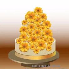 25 смешанных желтых ромашек съедобный торт Топпер Вафля рисовая бумага свадебный торт кекс печенье Топпер День Рождения украшения торта