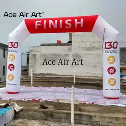 5,5 m W заказной логотип надувной арки Прокат, стартовый финишный линия для триатлона событий Ace Air Art
