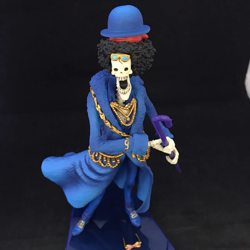 One Piece Brook 20th Anniversary Action Figure Blue Clothes Ver. Brook