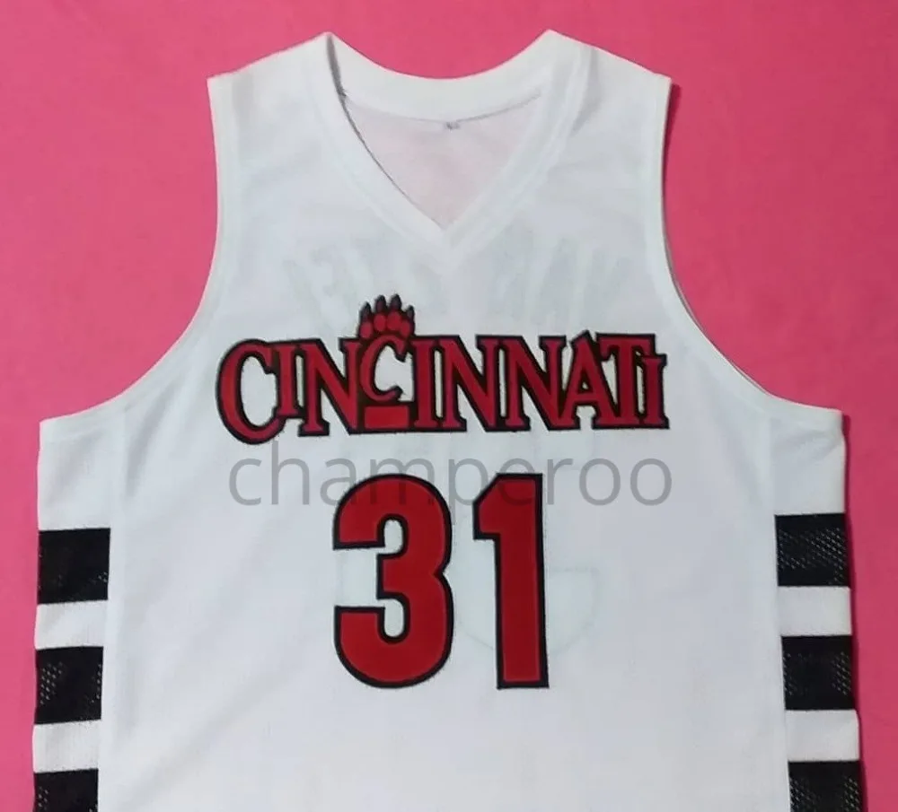 Nick Van Exel 31 Cincinnati College Retro Basketball Jersey Mens