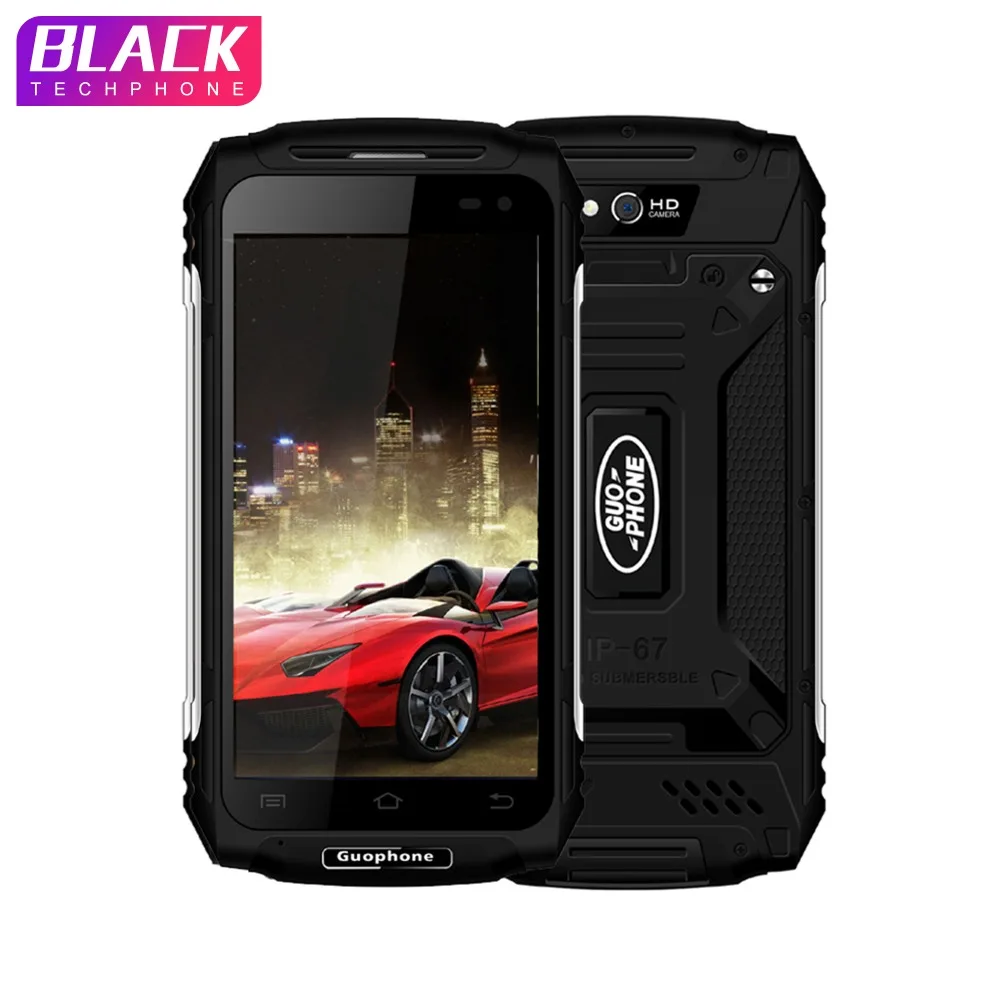 Guophone X2 4G Смартфон Android 6,0 MT6737 четыре ядра 5,0 "HD водонепроницаемый и противоударный с ip67 телефон 2 ГБ 16 ГБ 8MP 5500 мАч superbattery