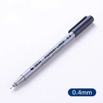 STA водостойкая ручка с защитой от выцветания микрон, черная ручка для эскиза, водный маркер, ручка для манги, для рисования, рукописного ввода, канцелярские принадлежности - Цвет: 04