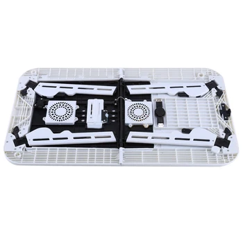 

Laptop Desk Foldable Table e-Table Bed USB Cooling Fans Stand TV Tray