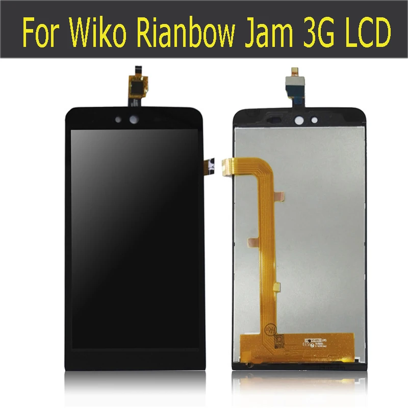 

For Wiko Rainbow Jam 3G 5'' LCD Display + Digitizer touch Screen For Wiko Rainbow Jam 3G Screen