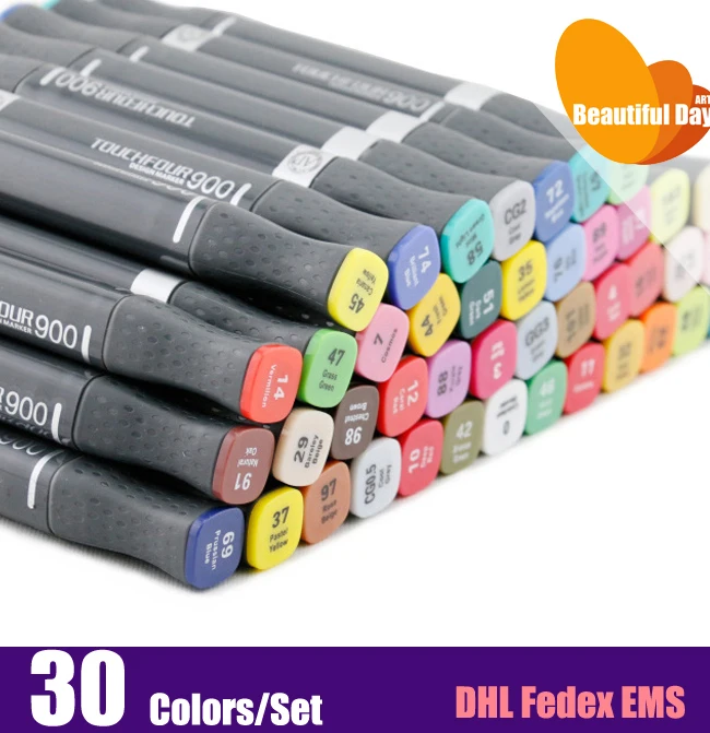 

Fast shipping!! Alcohol based sketch marker pen sets with free cases