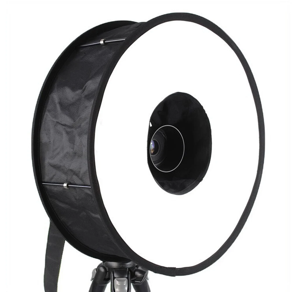ASHANKS Portable 18 inch Round Universal Collapsible Ring Flash