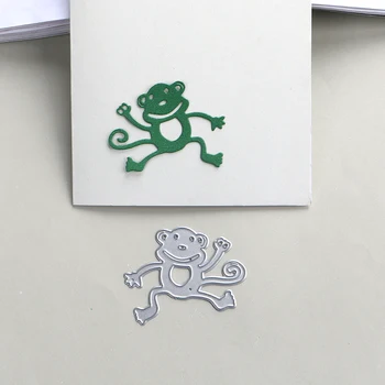 

DUOFEN METAL CUTTING DIES tree frogs bullfrog stencil DIY Scrapbook Paper Album 2019 new
