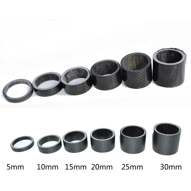 45mm Was $24 VCRC One Piece Uni-Directional Carbon Headset Spacer New