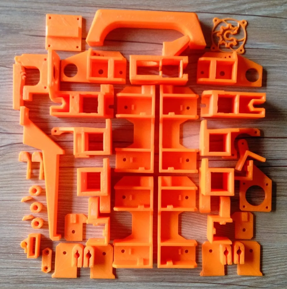 

Reprap FoldaRap 3D Printer Printed Parts Kit Plastic Parts Kit PLA Material, good Quality