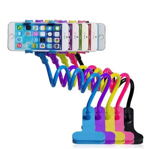 

360 Rotating Flexible Long Arm cell phone holder stand lazy bed car selfie mount bracket for Apple iphone4 5S 6 plus,for samsung
