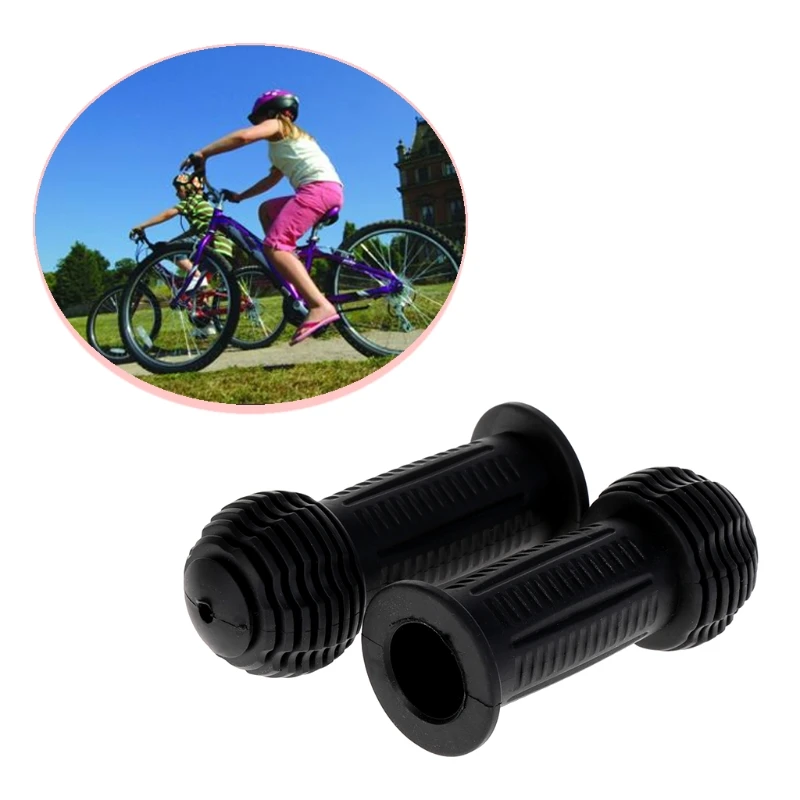 1Pair Cycling Bike Bicycle MTB Handlebar Grips Rubber Anti-slip Handle Grip JS