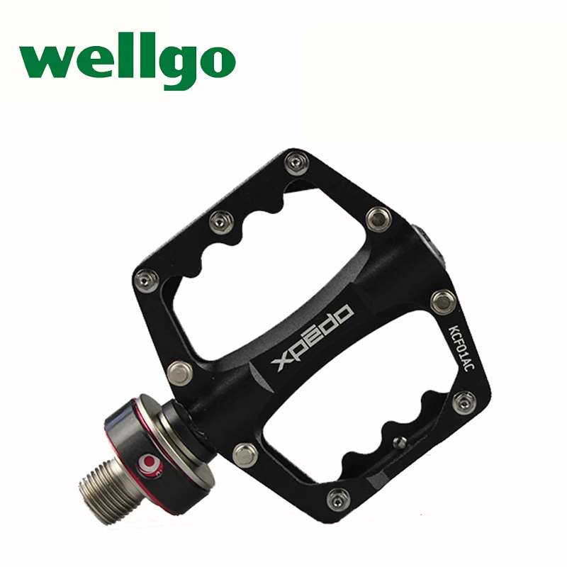 

Wellgo Xpedo KCF01AC Ultralight Bicycle Pedals Quick Release Cycling Al-Alloy Road Bike Pedals Mountain Bike Bearing Pedal 285g