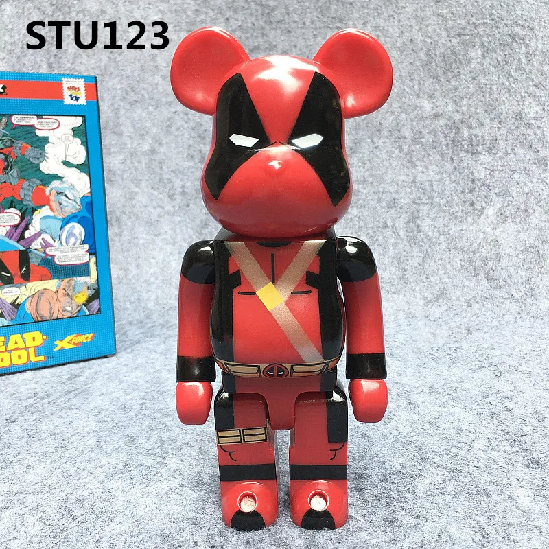 

11 Inches Bearbrick 400% Be@rBrick Wade Winston Wilson/Deadpool Role version PVC Action Figure Collectible Model Toy Box N591