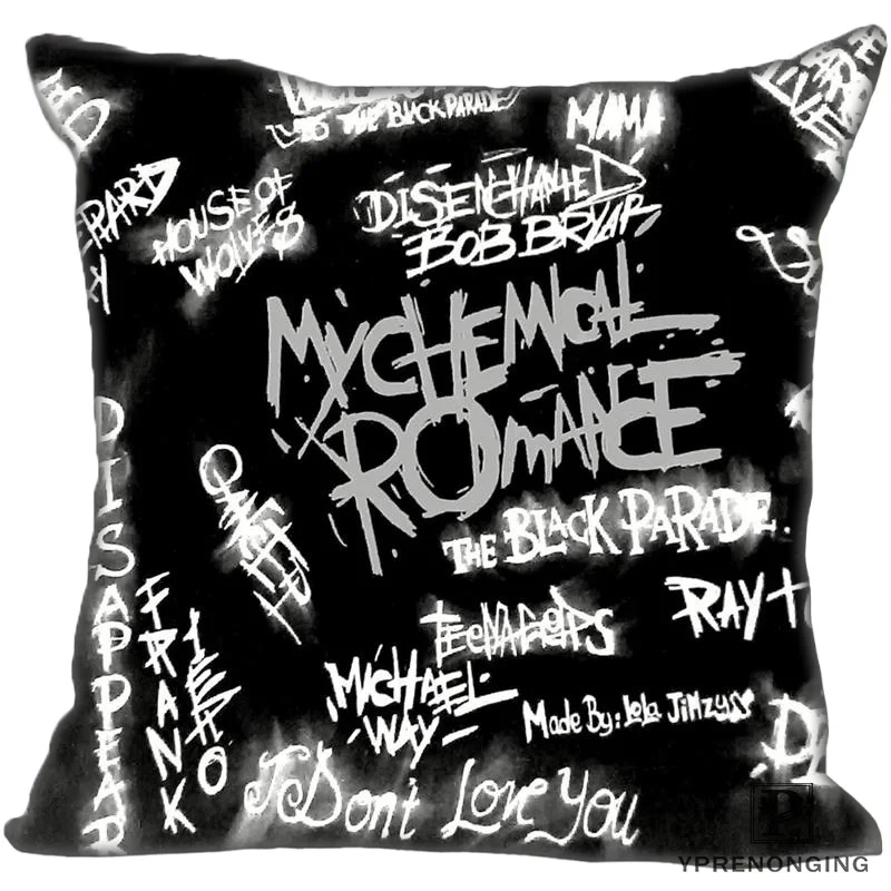

Best Custom My Chemical Romance (2) Pillow Case Bedroom Home Square zipper Pillowcases (One Side) #190404-01-200