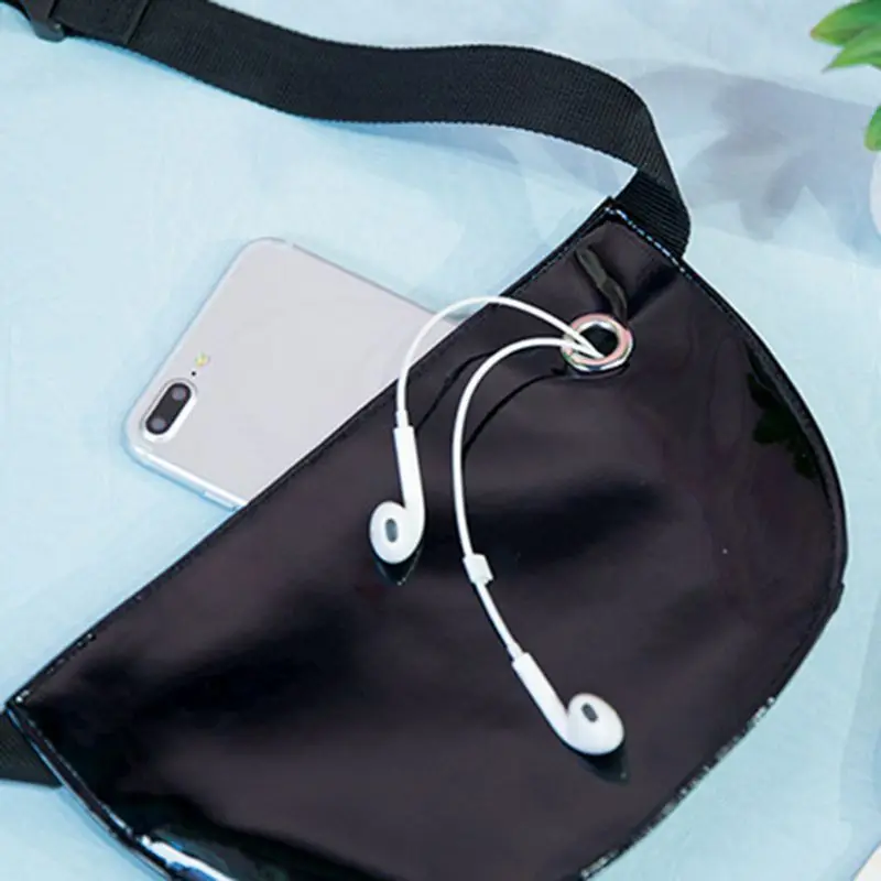 Модная женская сумка для путешествий с голограммой на груди, поясная сумка для наушников с отверстием для карт, держатель для денег, кошелек на ремне, сумка для телефона