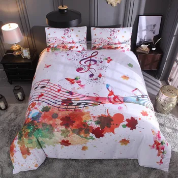

watercolor, splash ink, personalized notes, star kit, printing,,DropShipping Comforter bedding set 3pcs