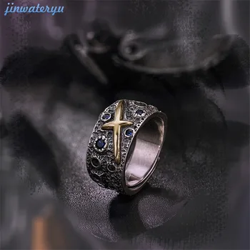 

925 silver star sky rings fo rmen sterling silver rings A man must
