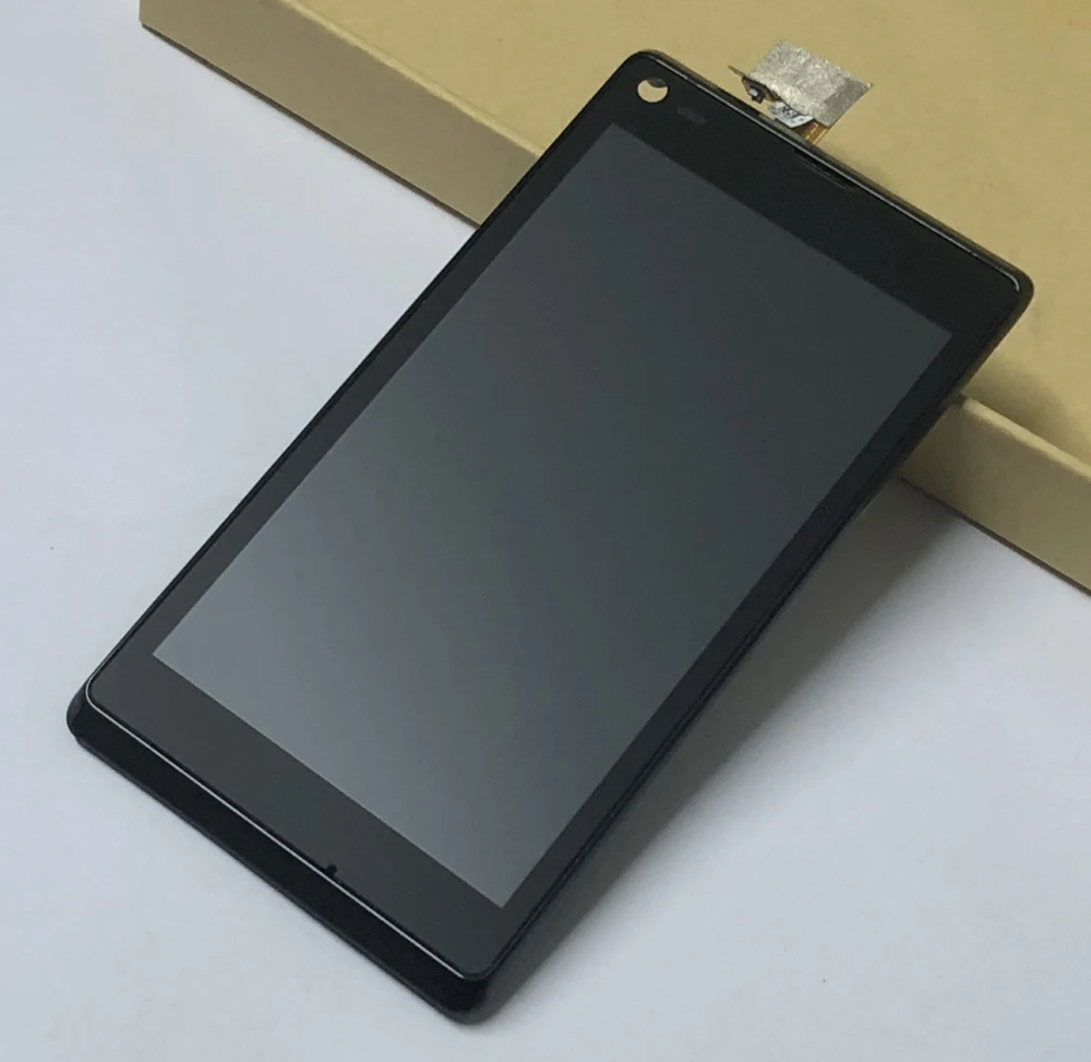 

For Sony Xperia L C2104 C2105 S36h Full Touch Screen Digitizer Sensor Glass + LCD Display Panel Module Assembly + Frame Housing