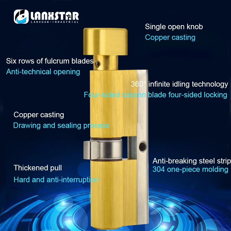 noyau de serrure securite super classe cylindre serrure porte 03