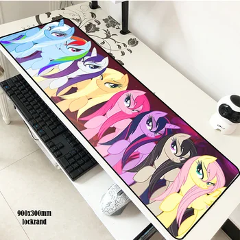

my little pony mouse pad 900x300mm pad to mouse long notbook computer mousepad cute gaming padmouse gamer keyboard mouse mats