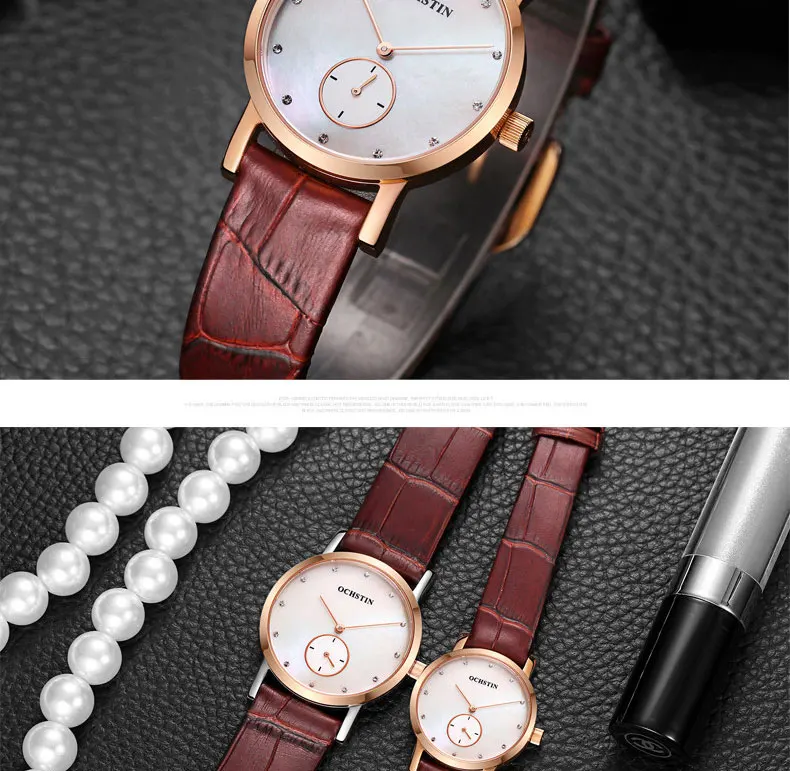 Ochstin бренд класса люкс кварц Для мужчин наручные часы браслет модные женские туфли часы женские наручные часы Relojes Mujer Montre Femme