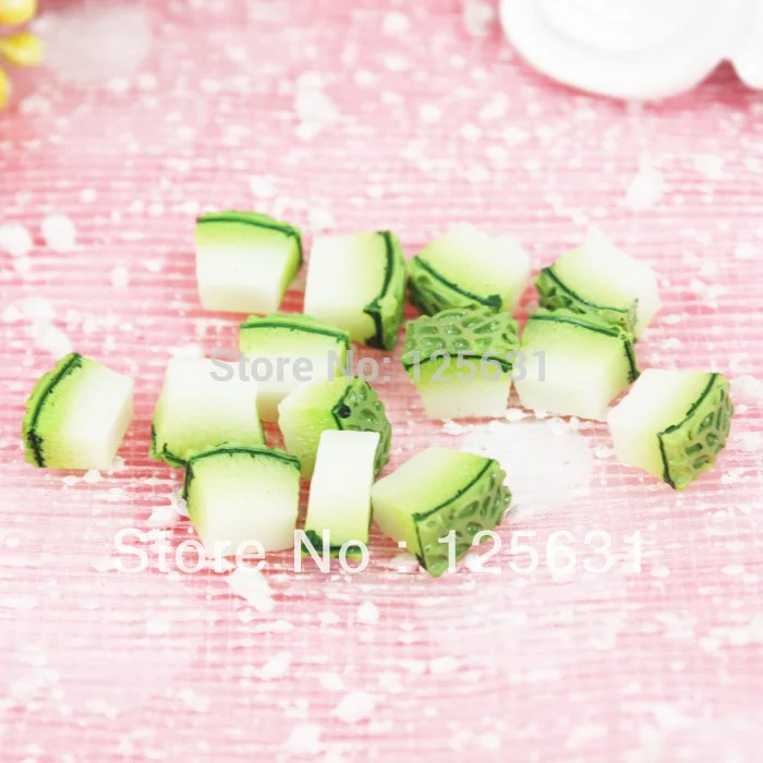 

Kawaii Flatback DIY Resin Fake Food Fruit Cabochons Flat Back Scrapbooking Embellishment Decoration Crafts Making: 8*8mm