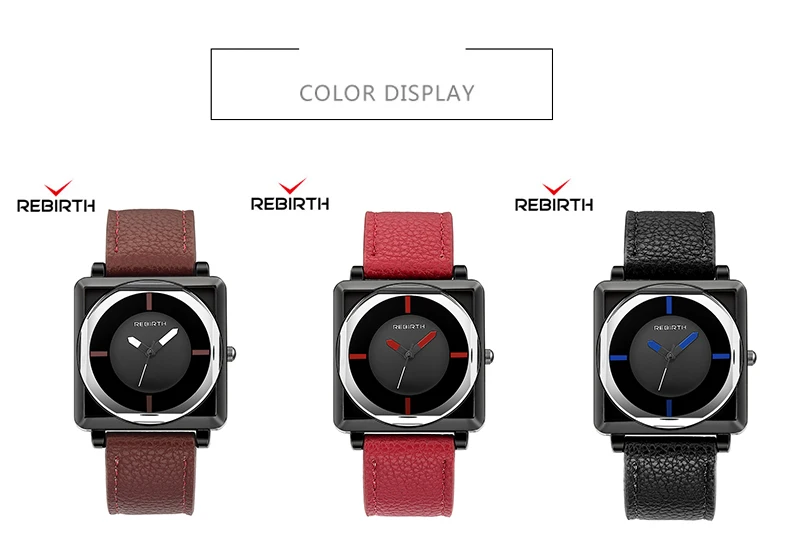 Creative Watches Women Leather Square Wrist Watch For Female Clock 2018 Women Watch Top Brand Luxury Waterproof Relogio Feminino (4)
