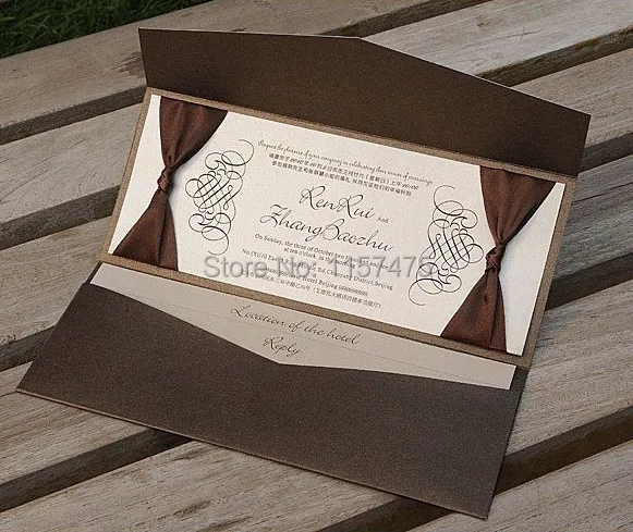 Pocket Envelope Wedding Invitations 9