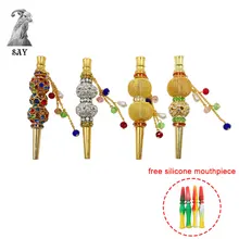 SY ручной работы инкрустированные ювелирные изделия мундштук кальяна металлическая горловина советы кальян chicha наргиле фильтр мундштук кальяна