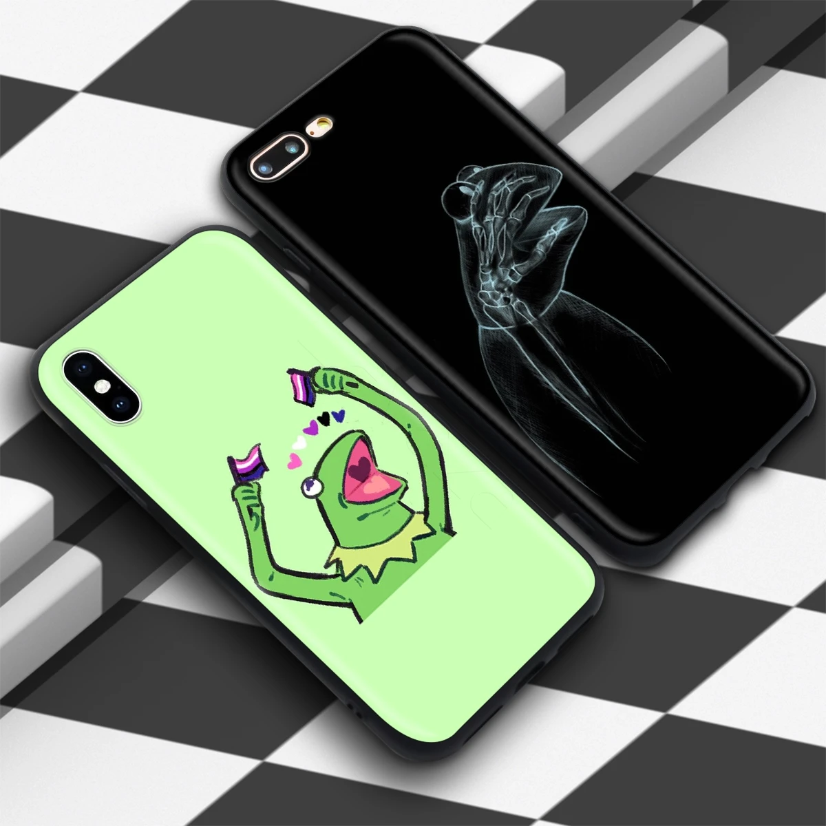 Забавный милый чехол Lavaza Kermit The Frog для iPhone 12 mini 11 Pro XS Max XR X 8 7 6 6S Plus 5 5s se|Бамперы| |