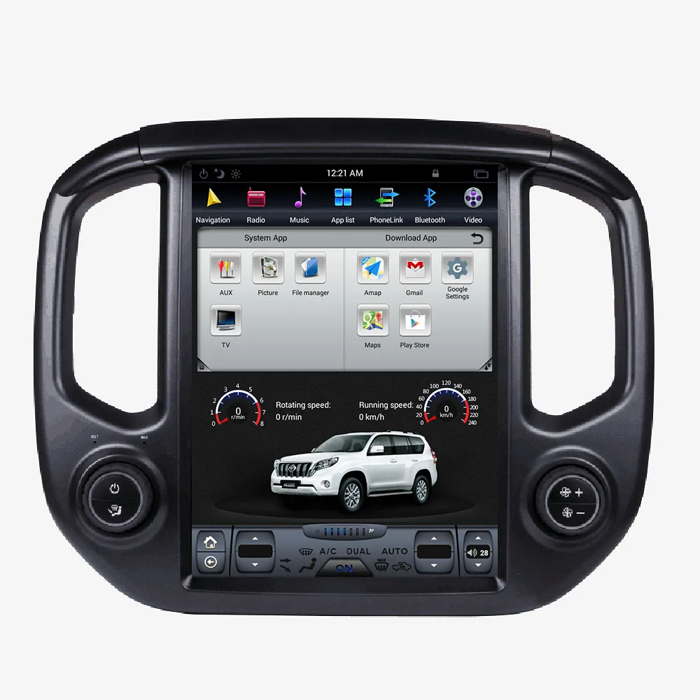 Clearance 12.1" Tesla style Vertical car radio stereo GPS for GMC Canyon Chevrolet Colorado 2015 2016 -2018 navigation multimedia system 2