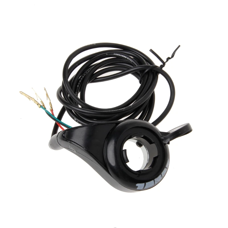 

24v 36v 48v Motorcycle 7/8 Handlebar Black Thumb Throttle Electric Bike Scooter