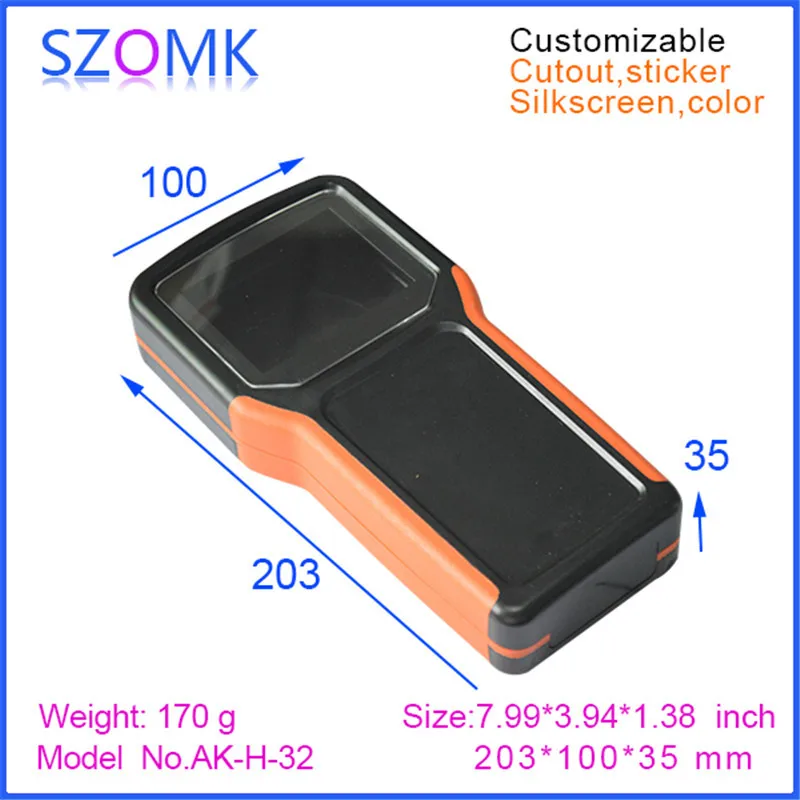 szomk plastic box enclosure electronics project box junction box plastic housing abs electrical handheld enclosure control box 5xAA battery (10).jpg