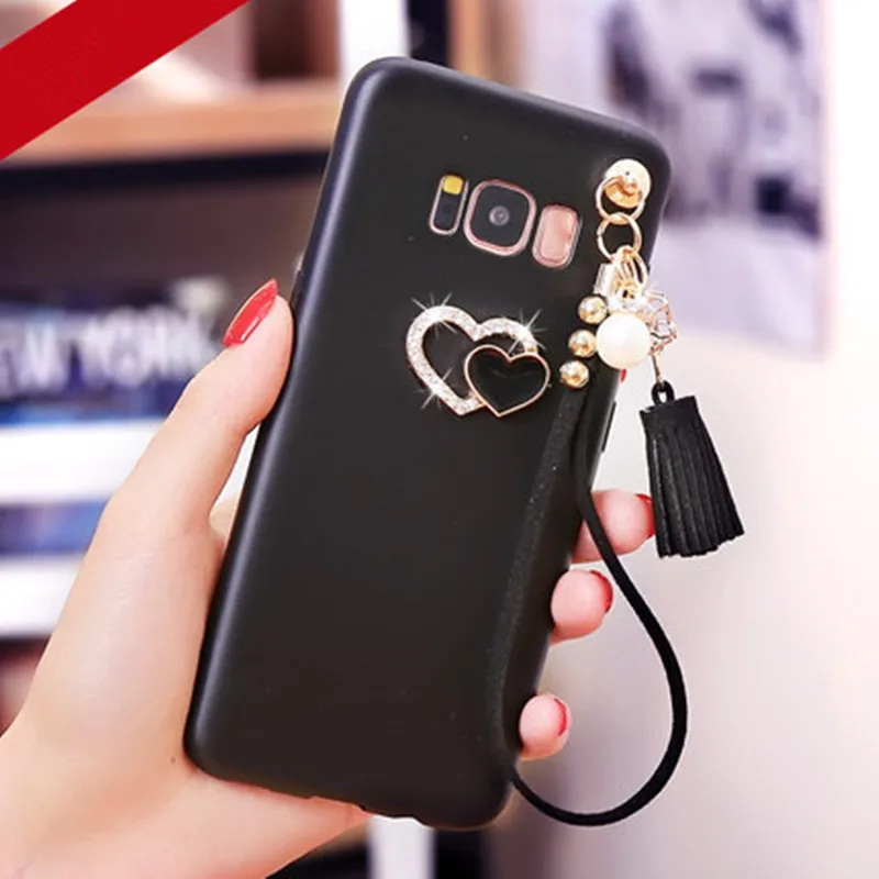 For Samsung galaxy s9 s8 note 9 j3 j5 2016 j7 neo a3 a5 a7 2017 j8 j6 Plus a6 a9 2018 a50 a70 phone case strap pendant Cover | Мобильные