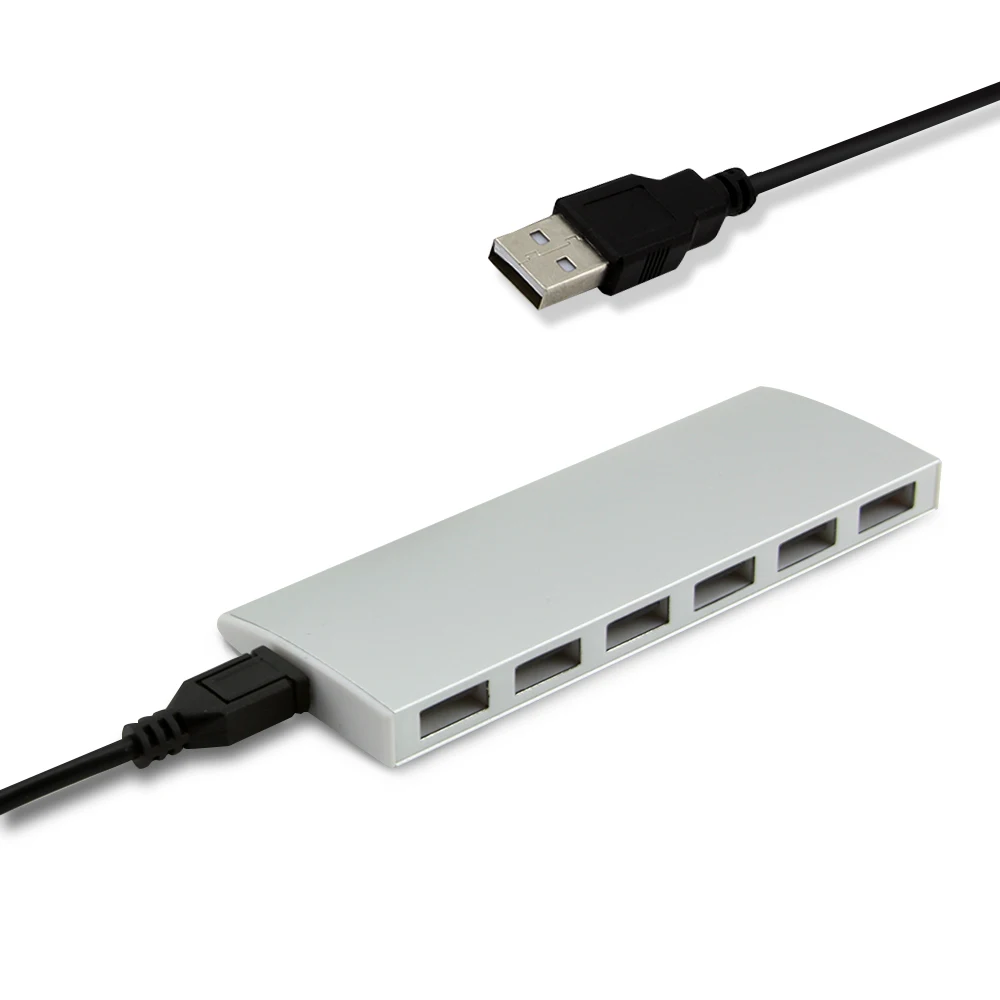 CHUYI 7 In 1 USB Hub Adapter Multi-function USB Hub Splitter Power Supply For Note 7 For Laptop PC Computer Fast Transmission