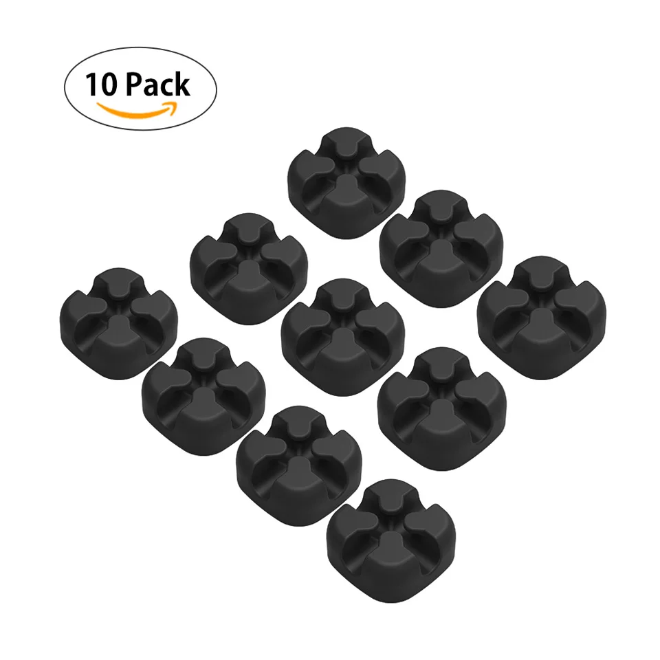 NTONPOWER CMS 10pcs Soft Silicone Cable Winder (12)