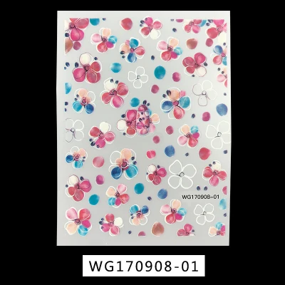 Новейший WG-01 03 3d nail art Наклейка для ногтей инструменты для стемпинга японский стиль украшения ногтей аксессуары