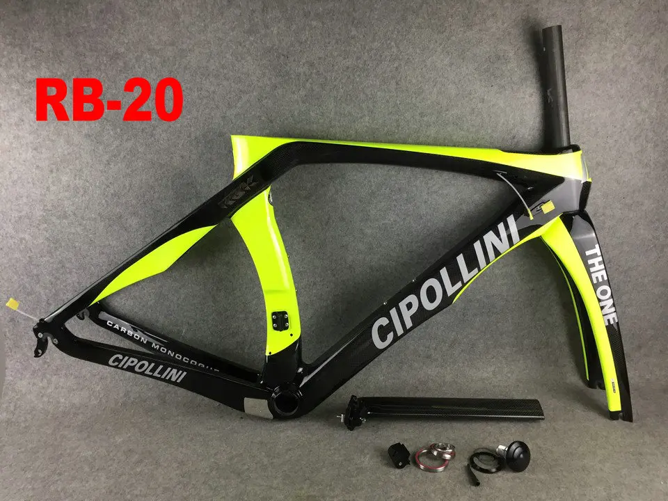 Cipollini RB1K один итальянский Чемпион блестящая рама белый карбоновый дорожный велосипед велосипедная Рама из углеродного сплава рама