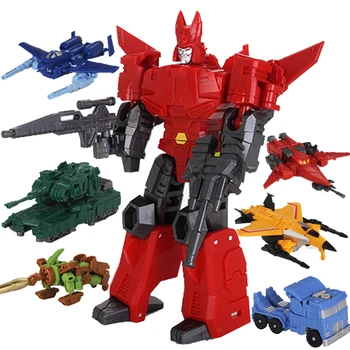 

Transformation Toys Sunstorm Machine Transformation Robot Boy Big Cannon Robot Action Figure Toy Transformation Car Toys Gifts