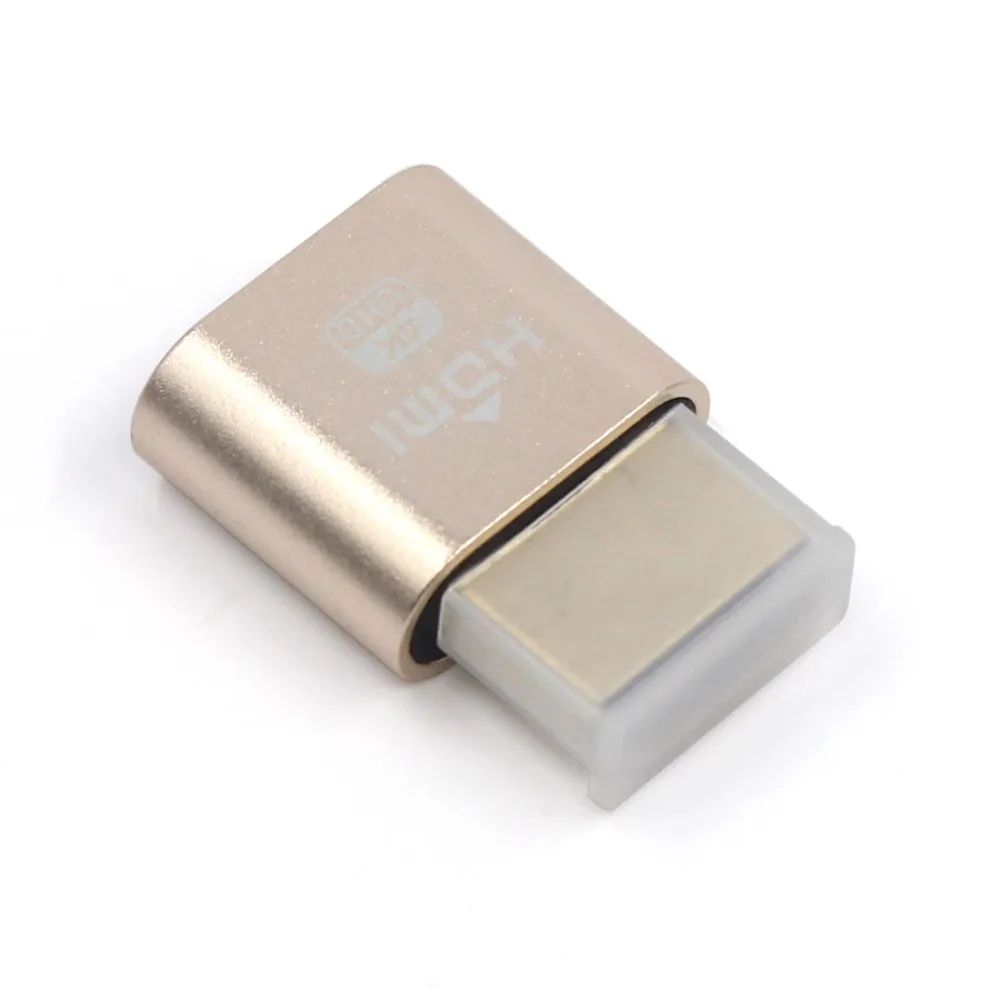 5 Pcs VGA Virtual Display Adapter HDMI 1.4 DDC EDID Dummy Plug Headless Ghost Display Emulator Video card Lock plate