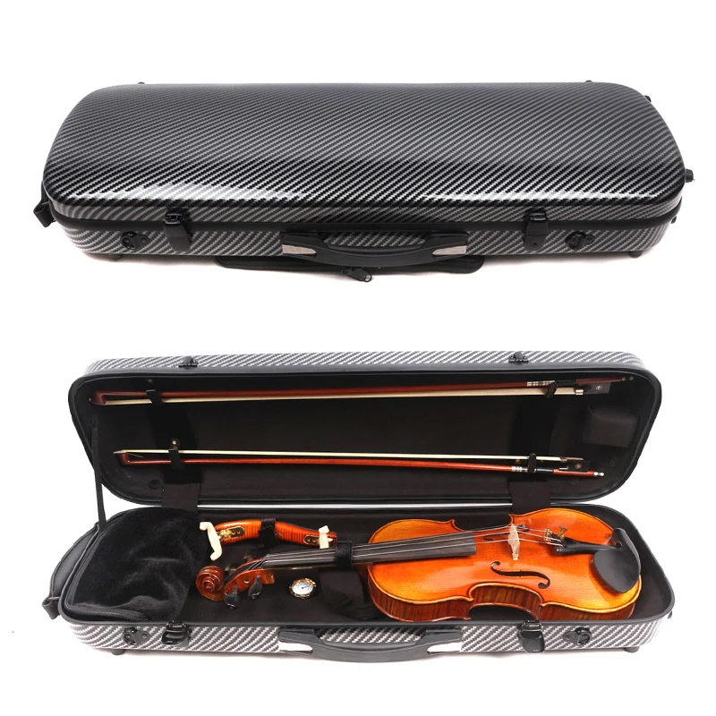 Yinfente Black 4/4 Violin Case Carbon Composite Two Code Lock Light/Strong Suface waterproof Yinfente Black 4/4 Violin Case Carbon Composite Two Code Lock Light/Strong Suface waterproof