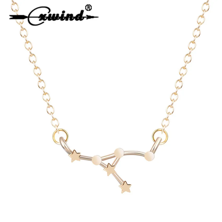 

Cxwind 12 Zodiac Sign Cancer Necklace Zodiac Sign Astrology Necklace Constellation Jewelry Birthdy Gift 22/6-22/7