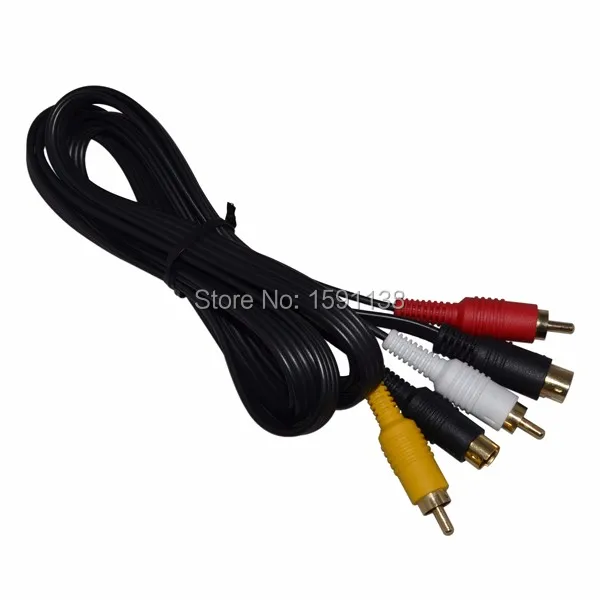 New Arrival Black Color S Video Cable For Saturn RCA AV Audio Video