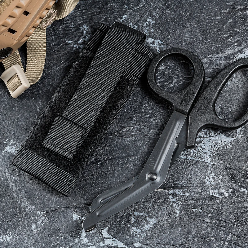 

OneTigris Tactical Durable Portable Medical EMT Scissor Shears Sheath Pouch Bag Military Airsoft Hunting Molle Tool Pouch Nylon