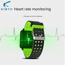 Sports Smart Bracelet Wristband Heart Rate Blood Pressure Blood Oxygen Fitness Tracker Band For Xiaomi Android& IOS Phones