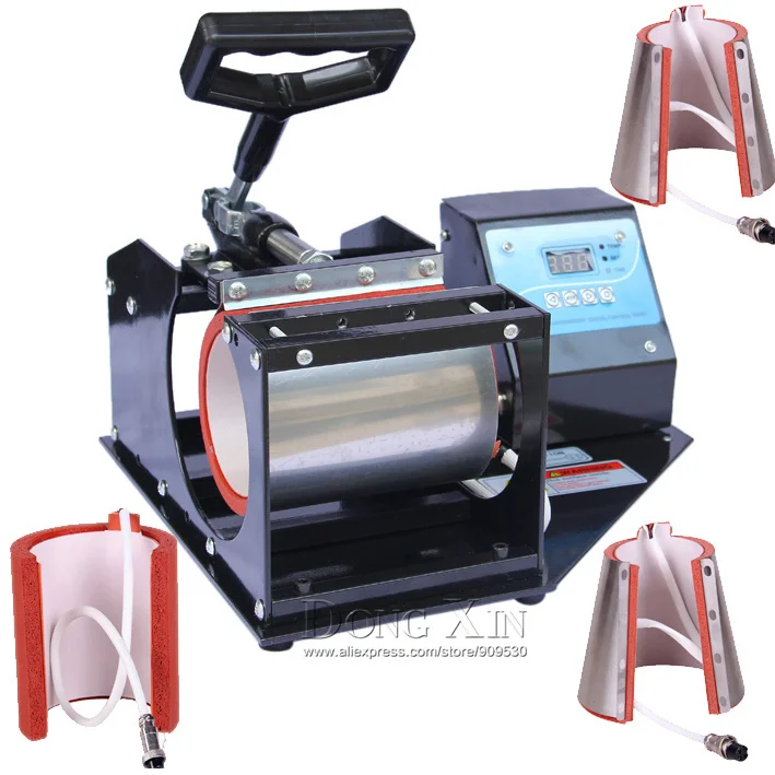 4 in 1 Heat press Machine for Mug 110V 220V heat transfer machine for mug DX