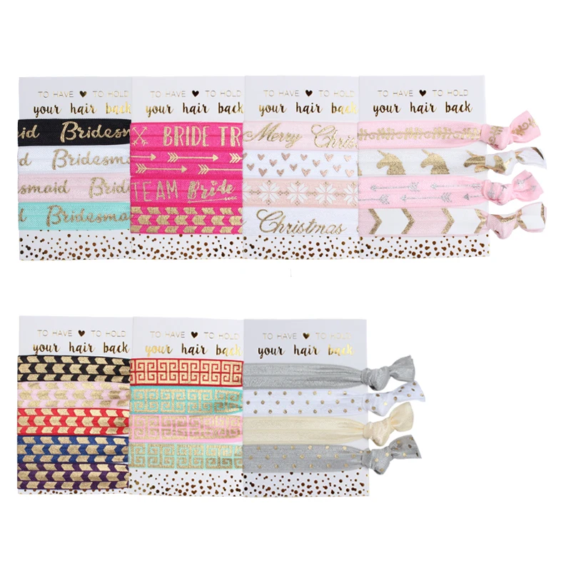 

Girls elastic hair bands, 5/8" foe elastic ribbon hair ties