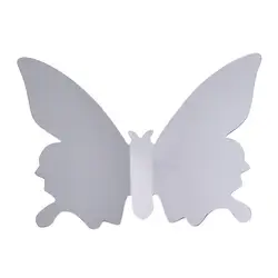 12 шт./компл. DIY Главная Аксессуары Зеркало Щепка 3D бабочка Наклейки на стену вечерние Свадебный декор Обои