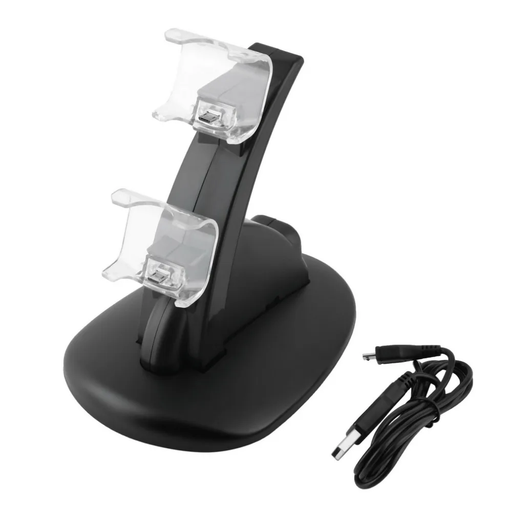 

Professional Fast Charging USB Controllers Charger Stand Dock Station for Playstation 4 PS4 Controller chargers Dock Station