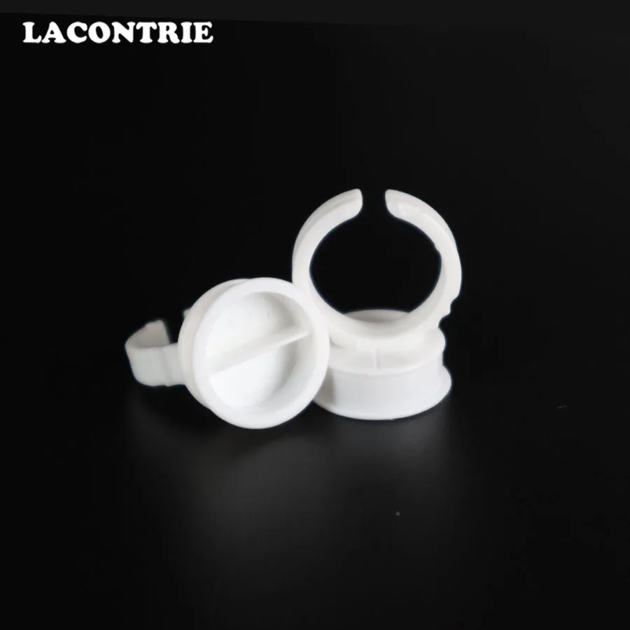 

Rings Adhesive Pigment Holders 200 pcs Rings Cups Eyelash Extension Supplies Glue Rings Holder Lashes Accessories DIY Lashes